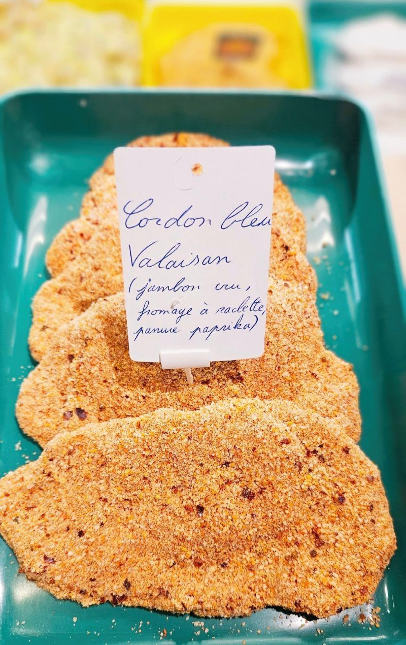 Boucherie Centrale Guenat Bernard - cordon bleu Valaisan