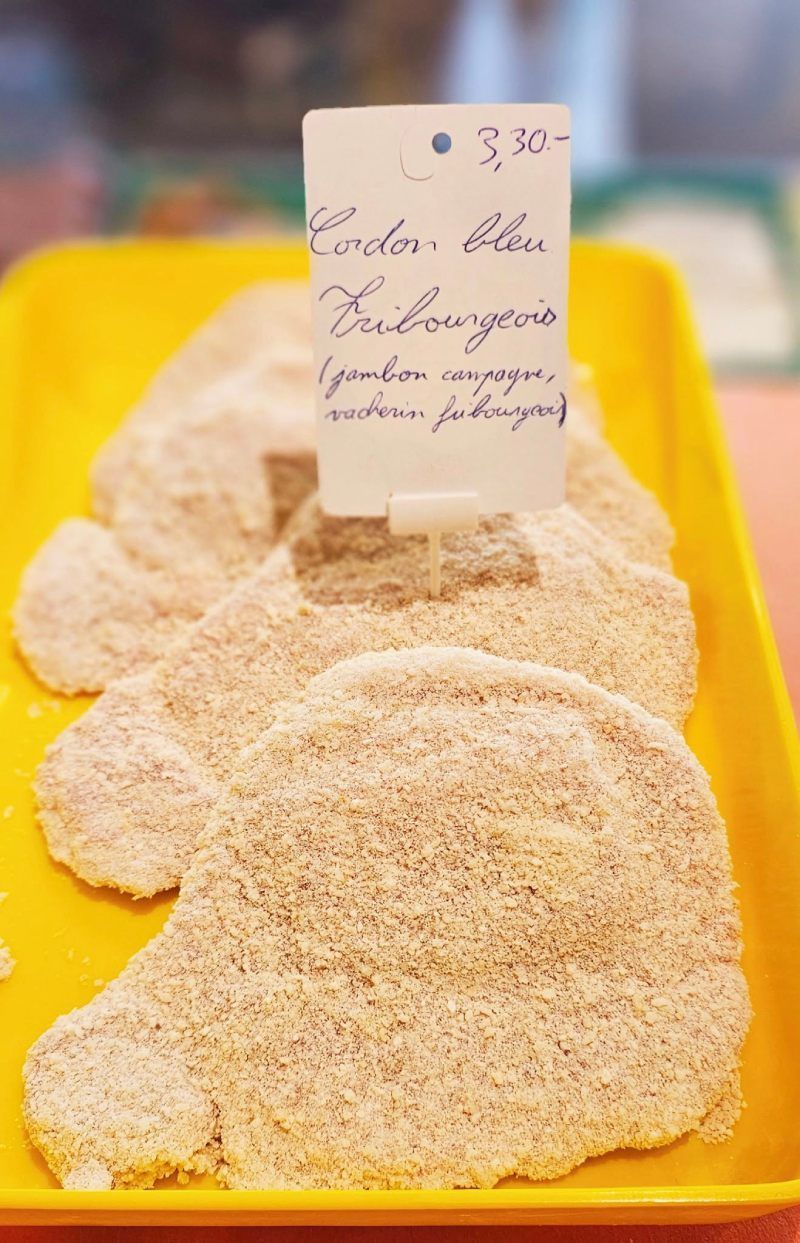 Boucherie Centrale Guenat Bernard - cordon bleu Fribourgeois