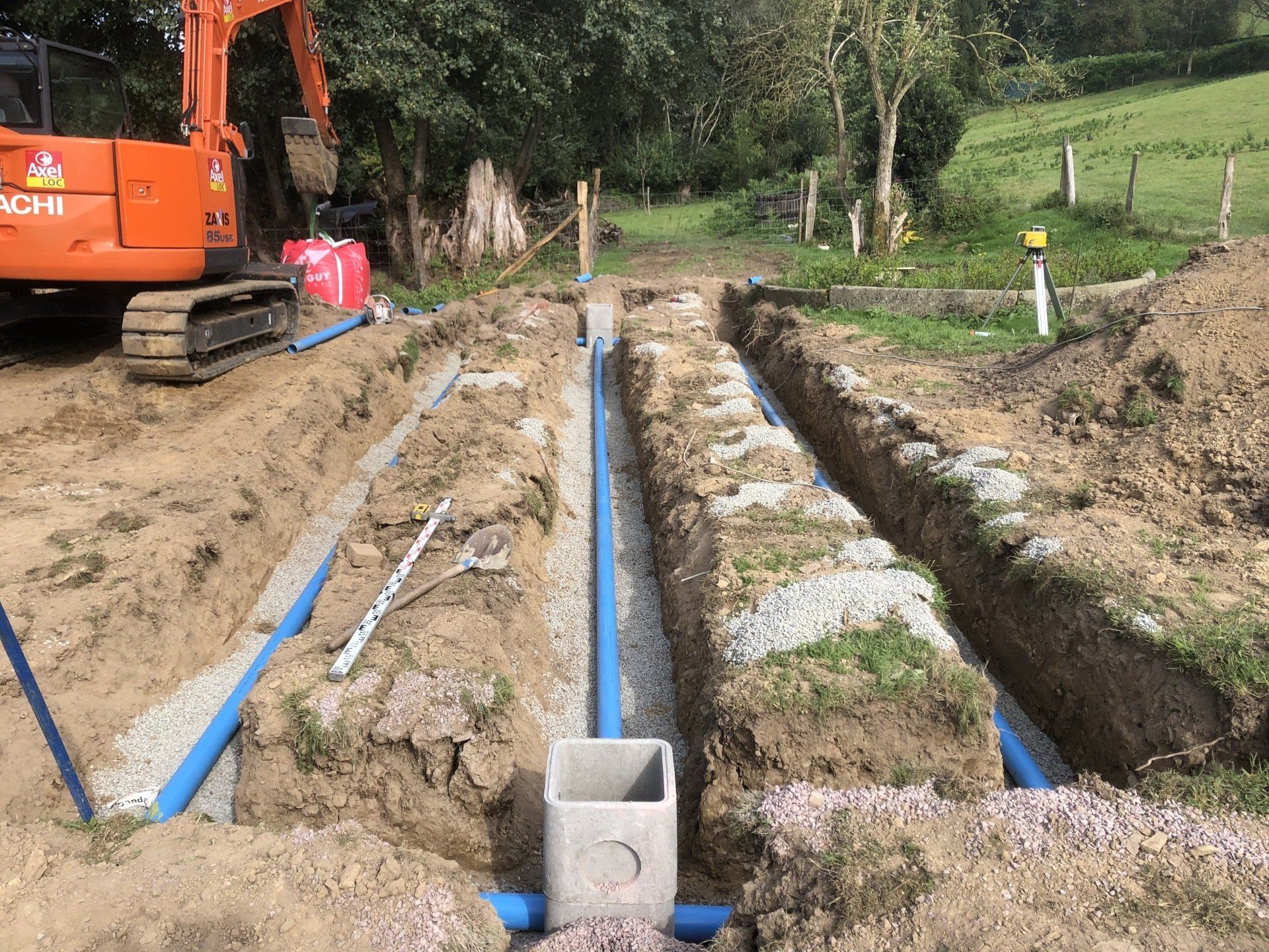 Création d'un système d'assainissement individuel