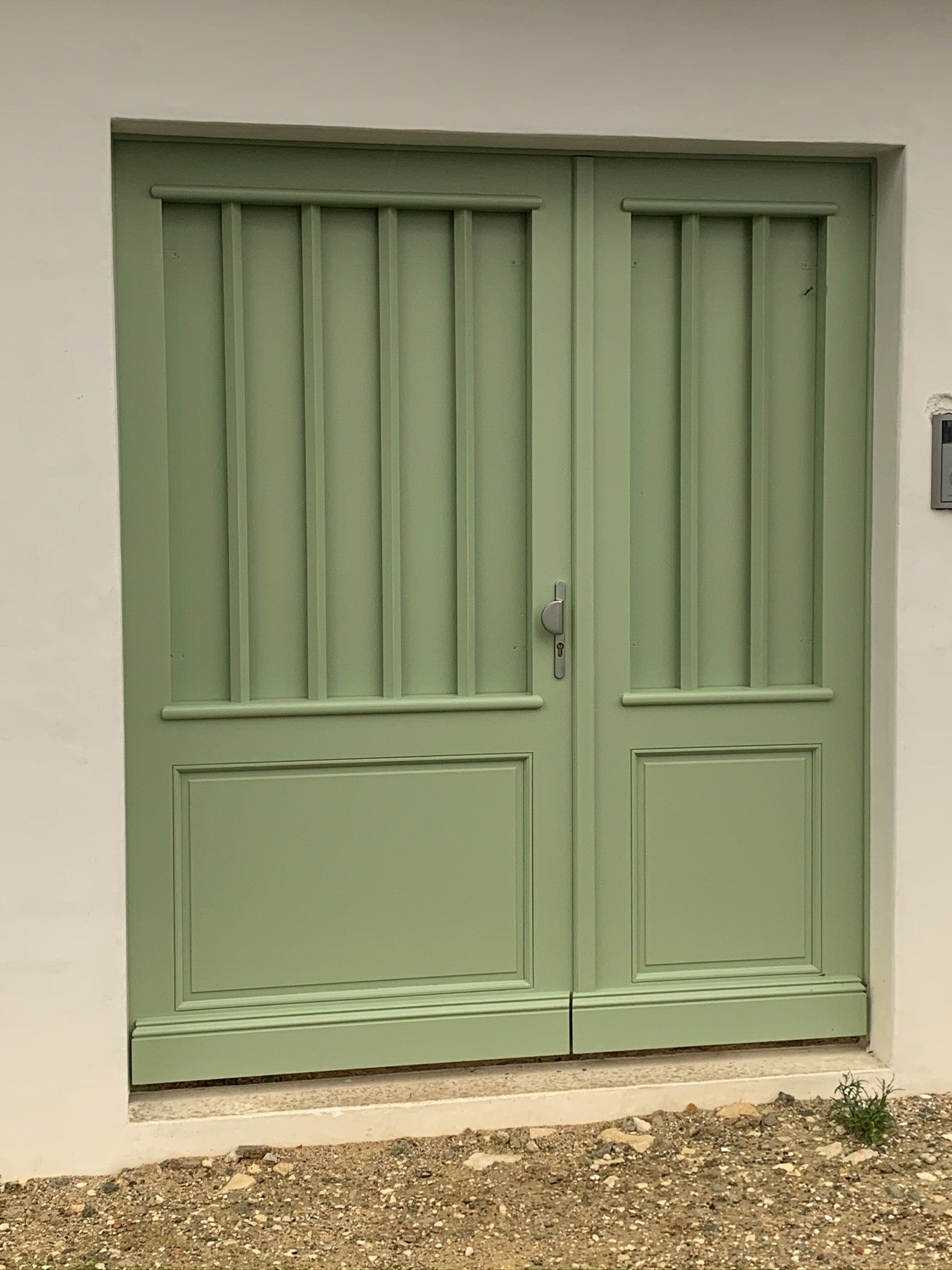 Double porte verte
