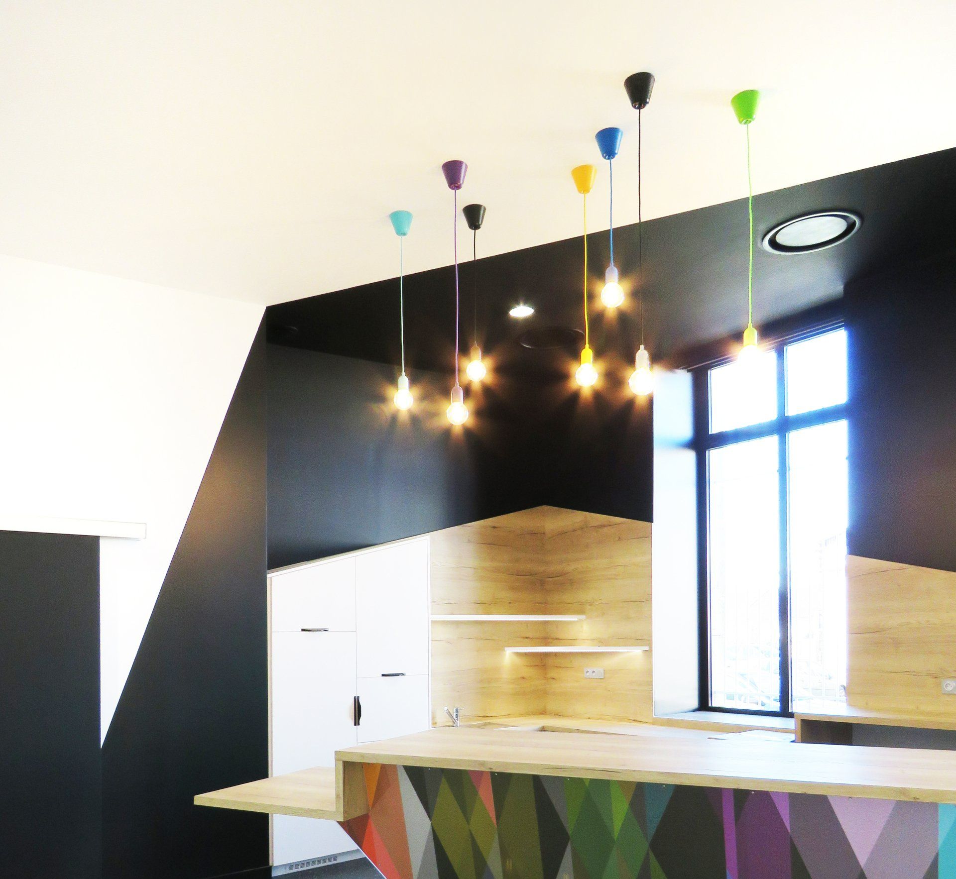 Cuisine moderne dans un workshop