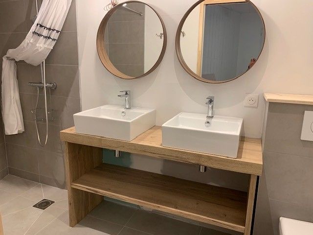 Meubles de salle de bain avec double vasque