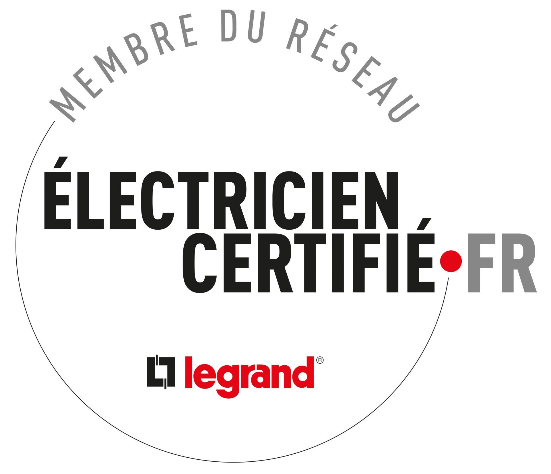 Electricien certifé Legrand