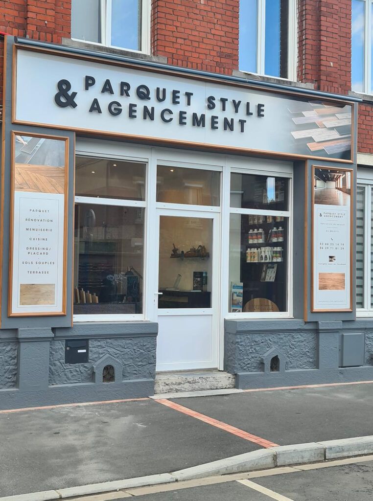 Les locaux de Parquet Style et Agencement.
