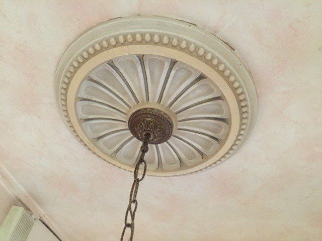 Rosace à l'ancienne - Patine