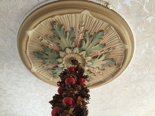 Rosace avec patine à l'ancienne