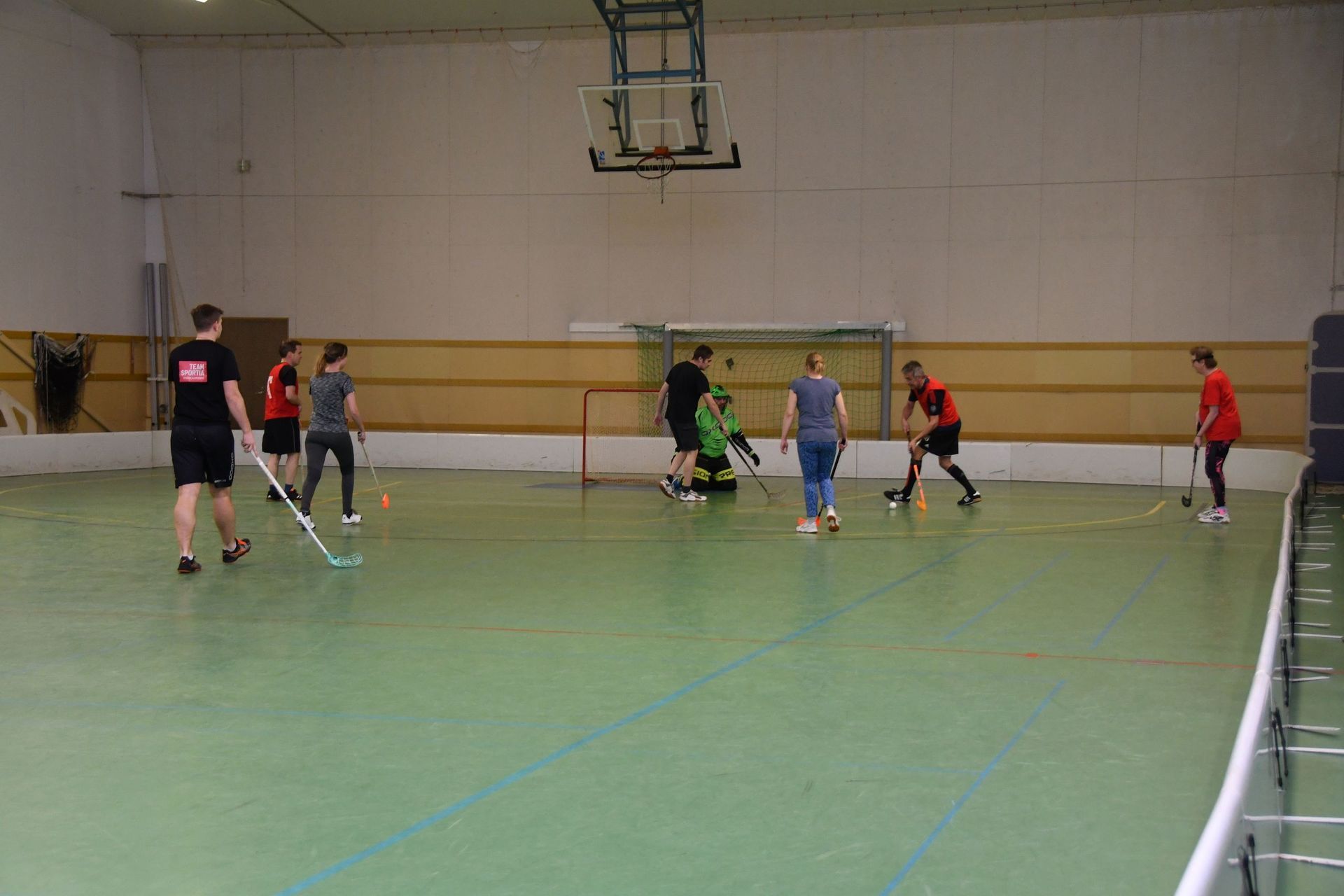 sähly-ottelu käynnissä