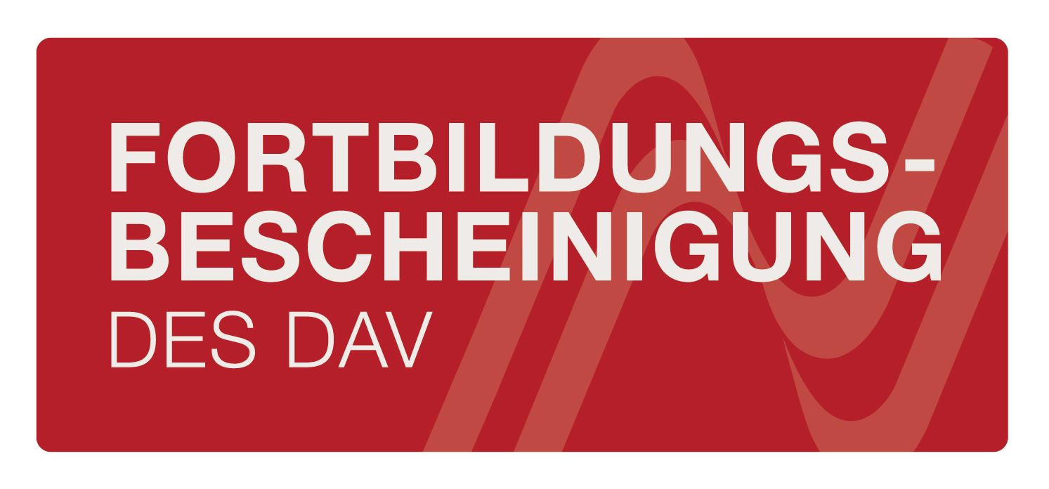 Roter Hintergrund mit weißer Schrift 