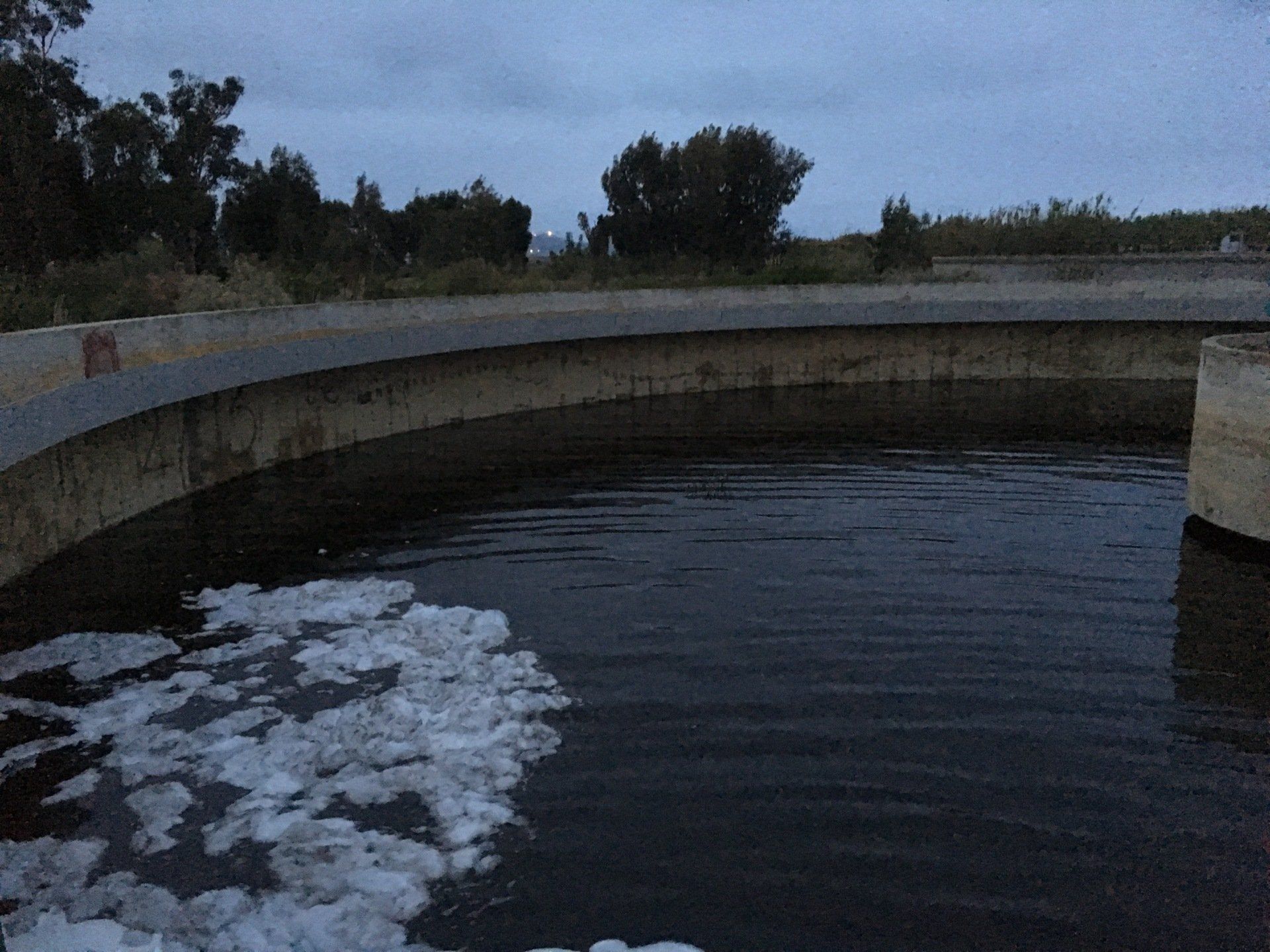 Intervention pollution bassin