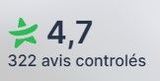 Bouton avis Plus que Pro