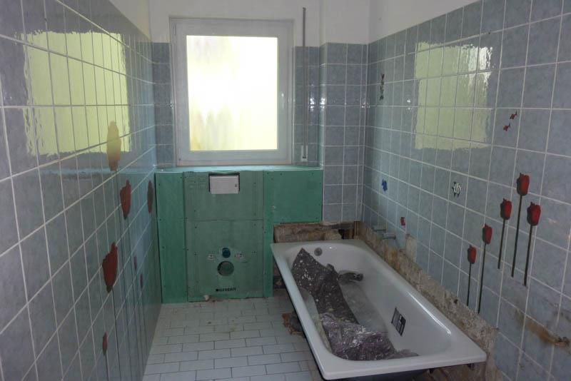 Badsanierung Beispiel 2 - Baustelle