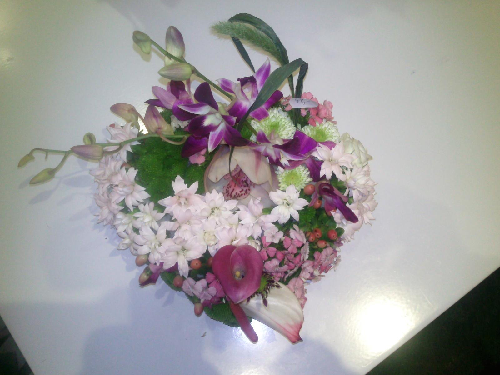 Composition de bouquets avec Perles de Fleurs à Wolfisheim dans le Bas
