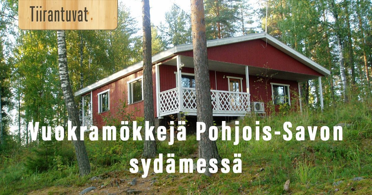 Vuokramökit Vuotjärven rannalla | Juankoski – Kuopio | Tiirantuvat