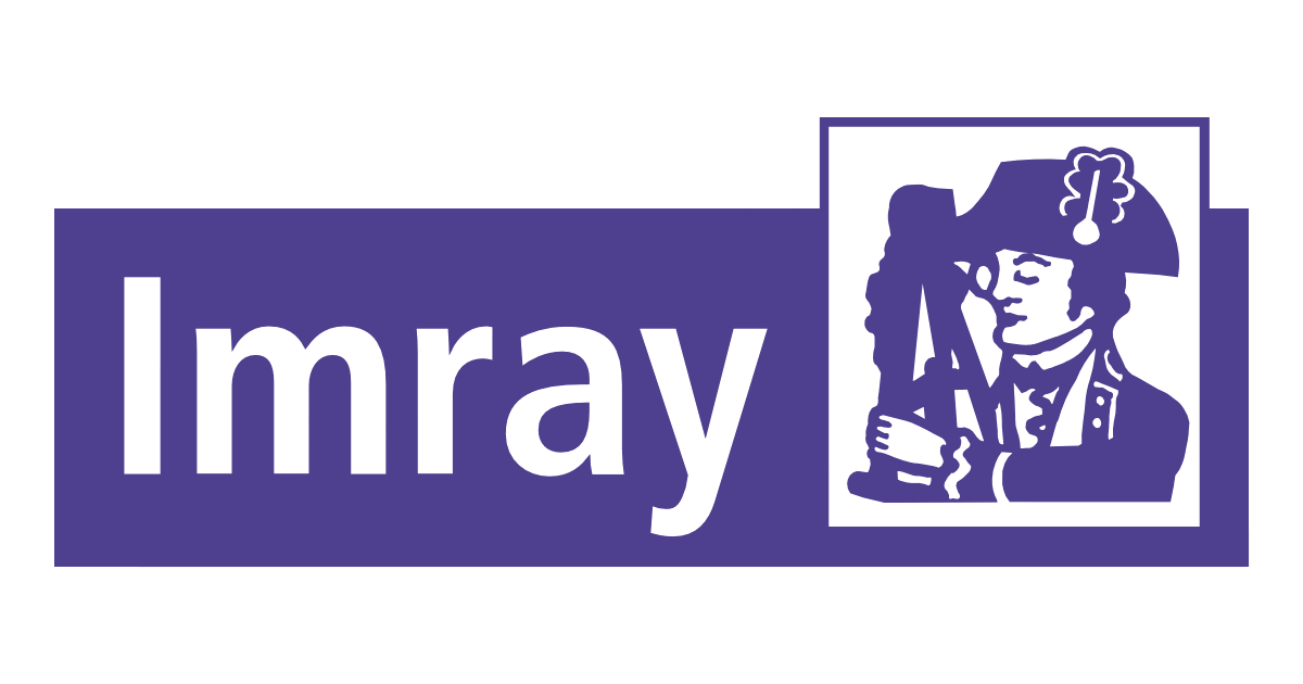 Logotipo morado con el texto blanco 