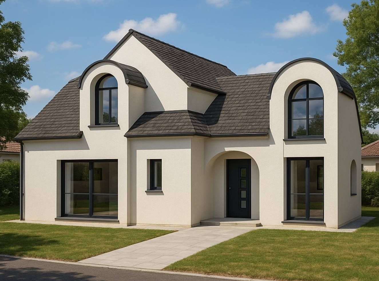 TERRAIN SAINT LEU LA FORET COTEAUX  MAISONS VYBEL CONSTRUCTEUR DE MAISONS INDIVIDUELLES 95