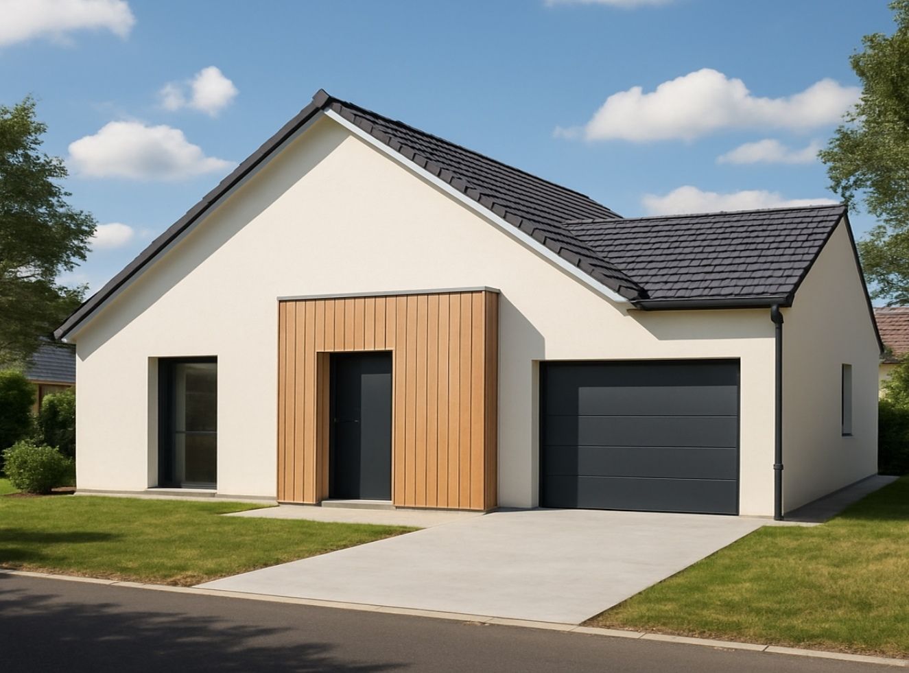 TERRAIN VILLIERS-ADAM  MAISONS VYBEL CONSTRUCTEUR DE MAISONS INDIVIDUELLES 95