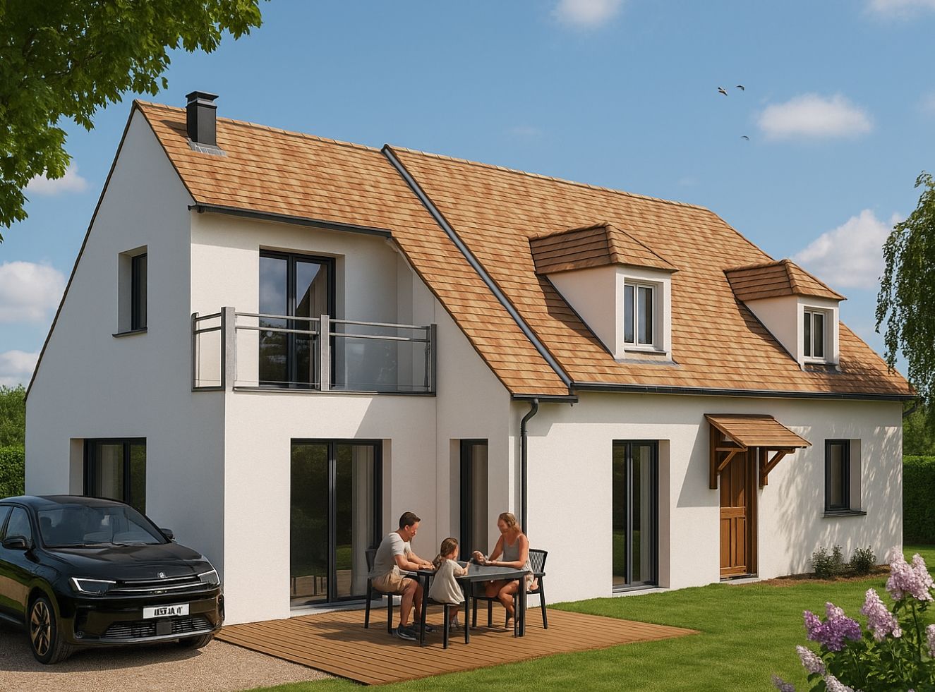 TERRAIN PLESSIS BOUCHARD  MAISONS VYBEL CONSTRUCTEUR DE MAISONS INDIVIDUELLES 95