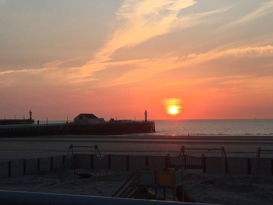 Zonsondergang Blankenberge