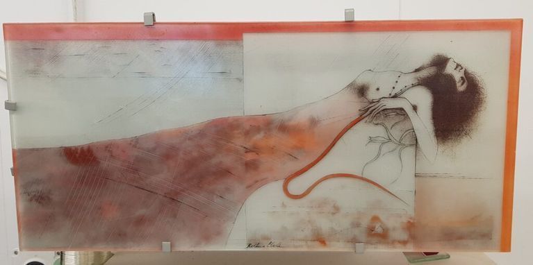 Glaskunstwerk "Beauty"