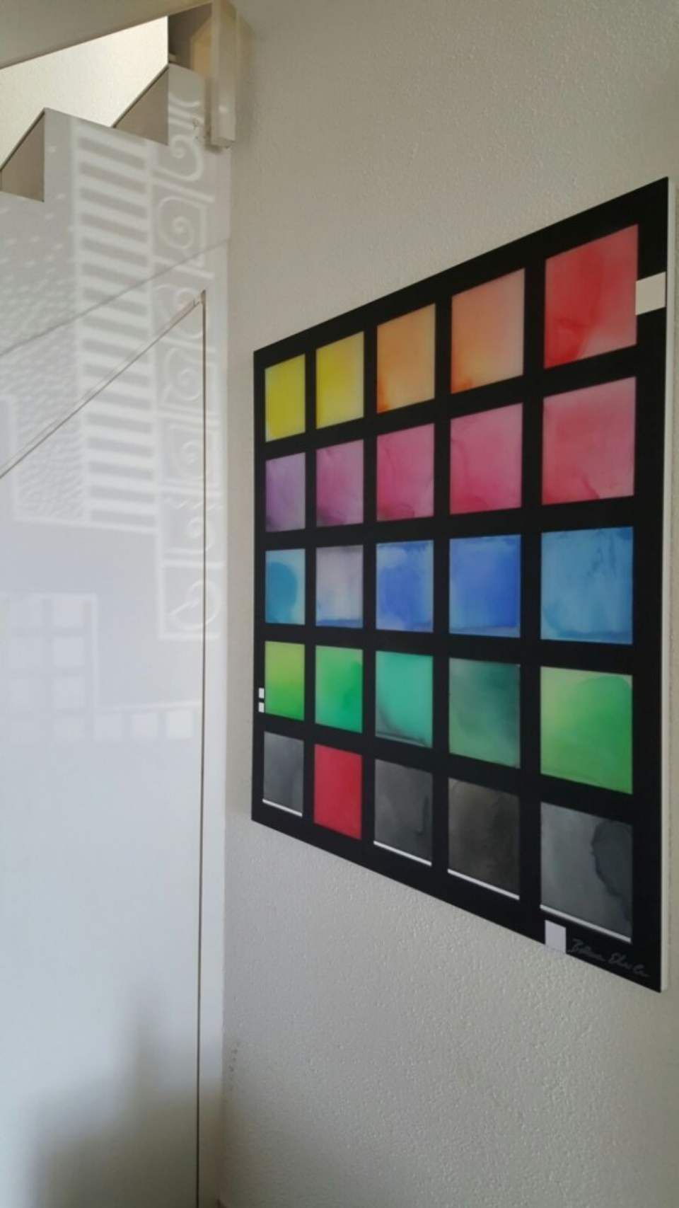 Handgefertigtes Bild aus Glas 