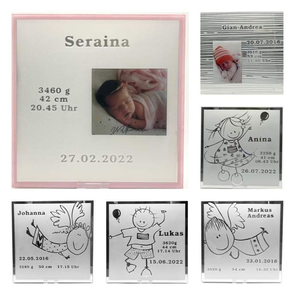 Baby-Spiegelbilder, Bettina Eberle Die Glasmanufaktur