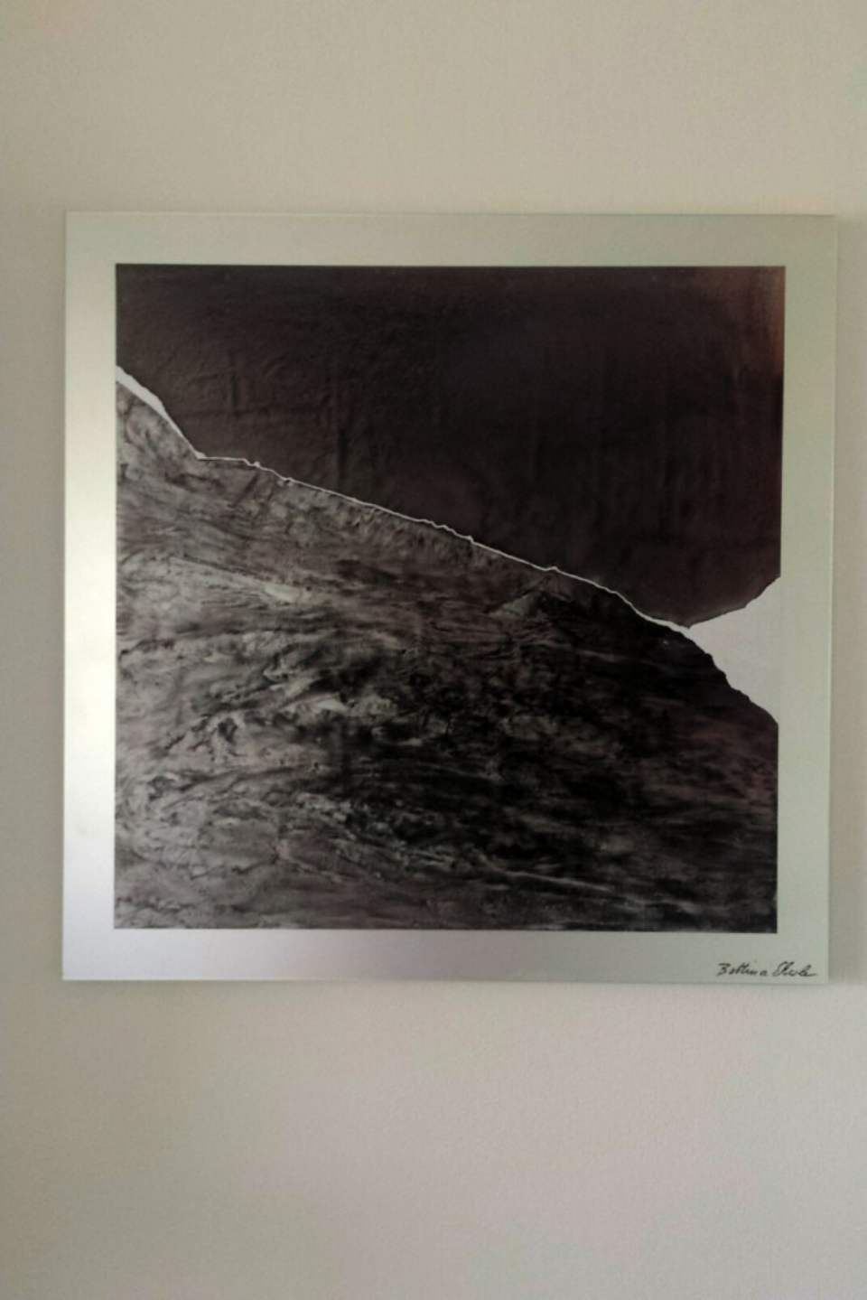 Handgefertigtes Bild aus Glas