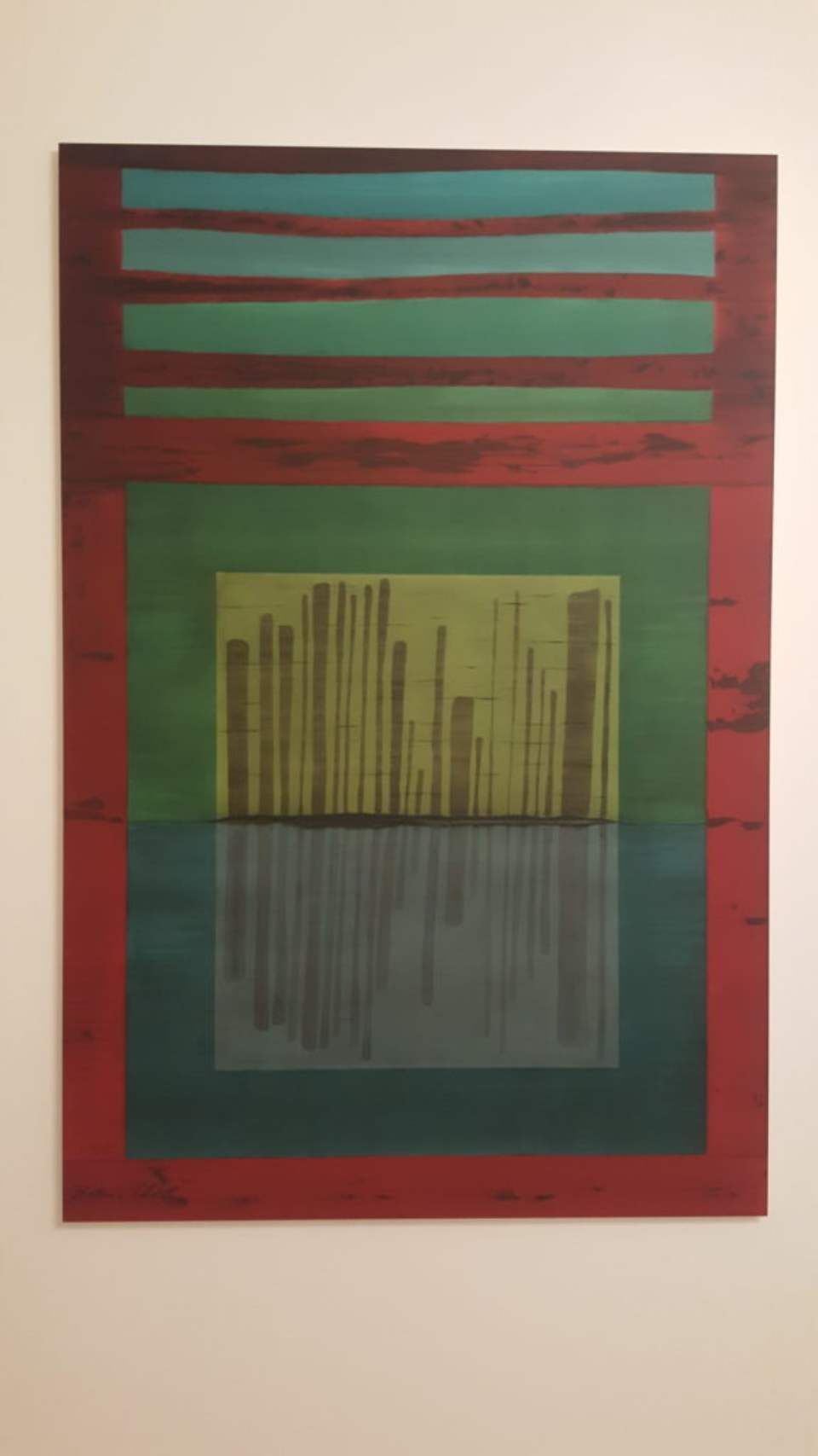 Handgefertigtes Bild aus Glas