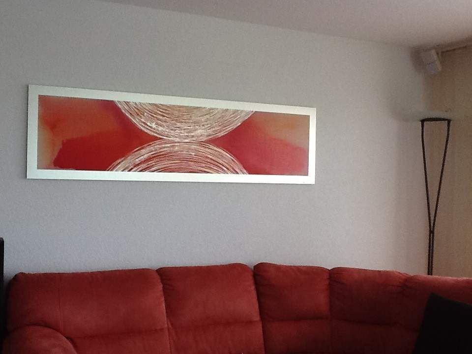 Handgefertigtes Bild aus Glas 