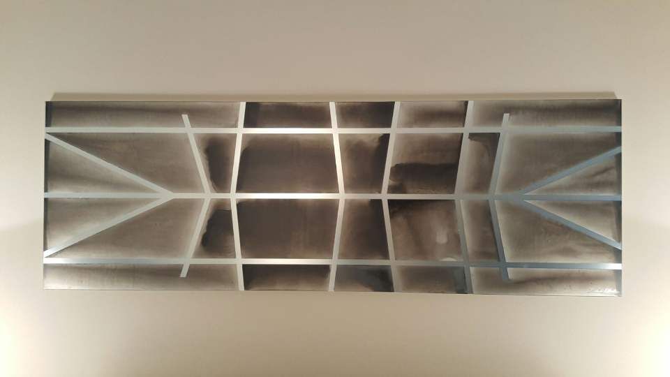 Handgefertigtes Bild aus Glas 