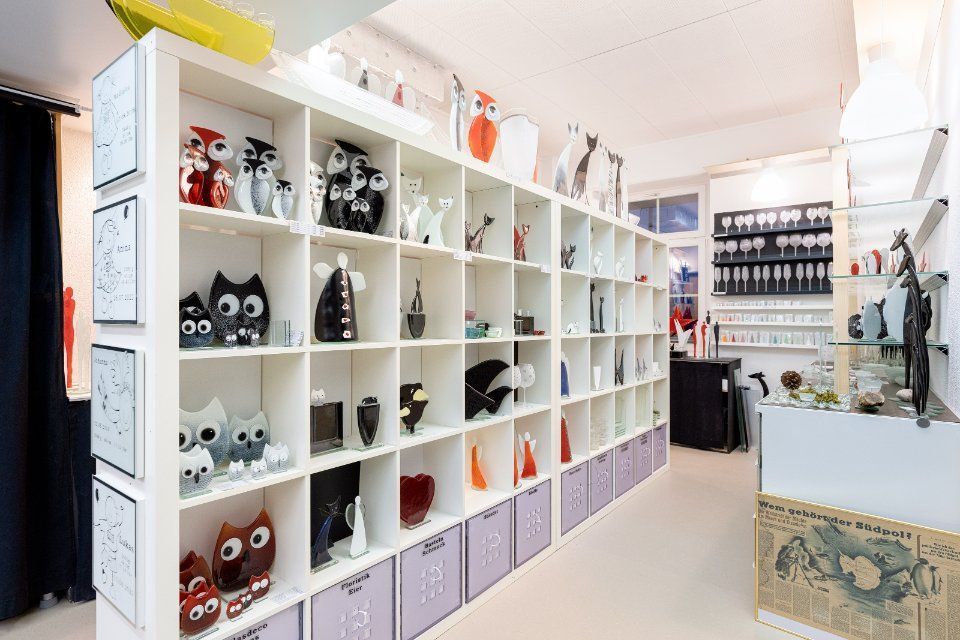 Glasgegenstände, Bettina Eberle Die Glasmanufaktur