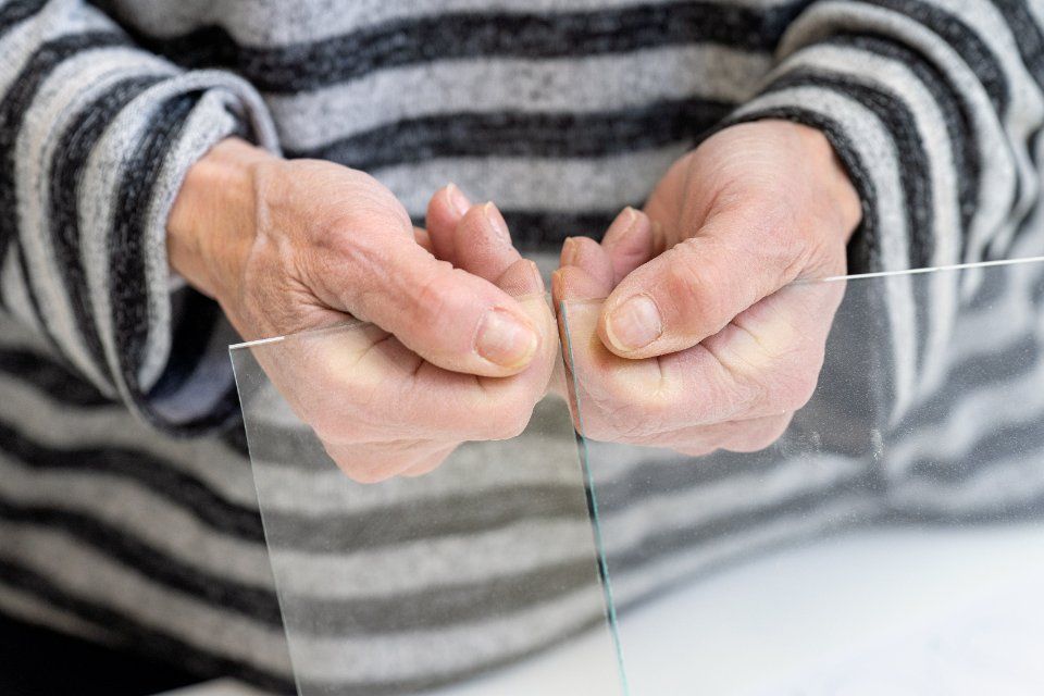 Glasscheiben, Bettina Eberle Die Glasmanufaktur