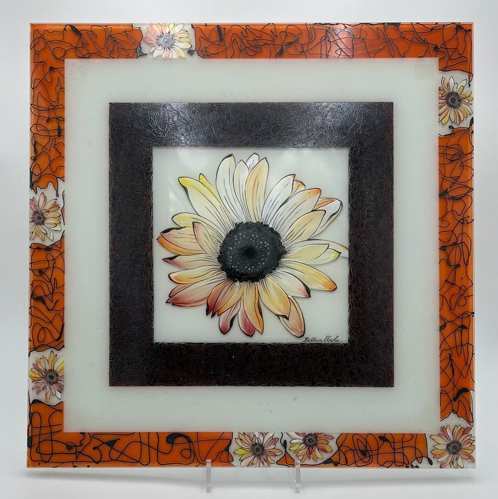 Glaskunstwerk "Gerbera"