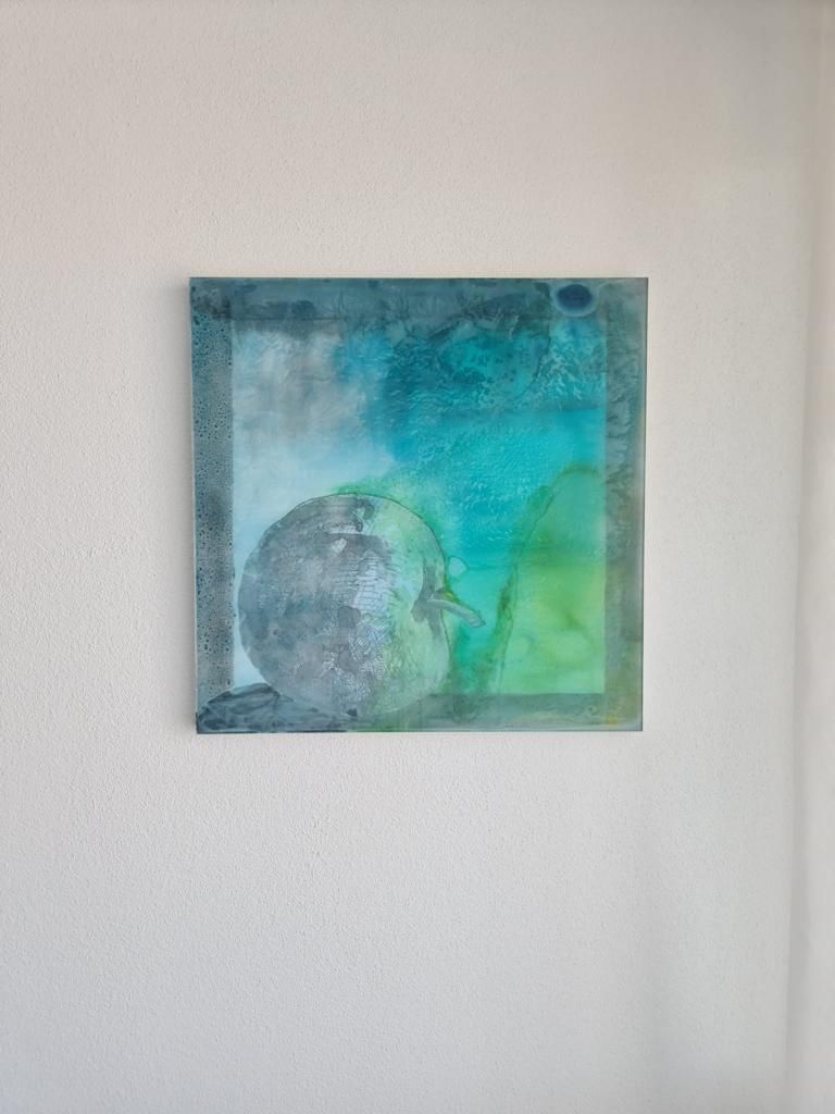 Handgefertigtes Bild aus Glas 