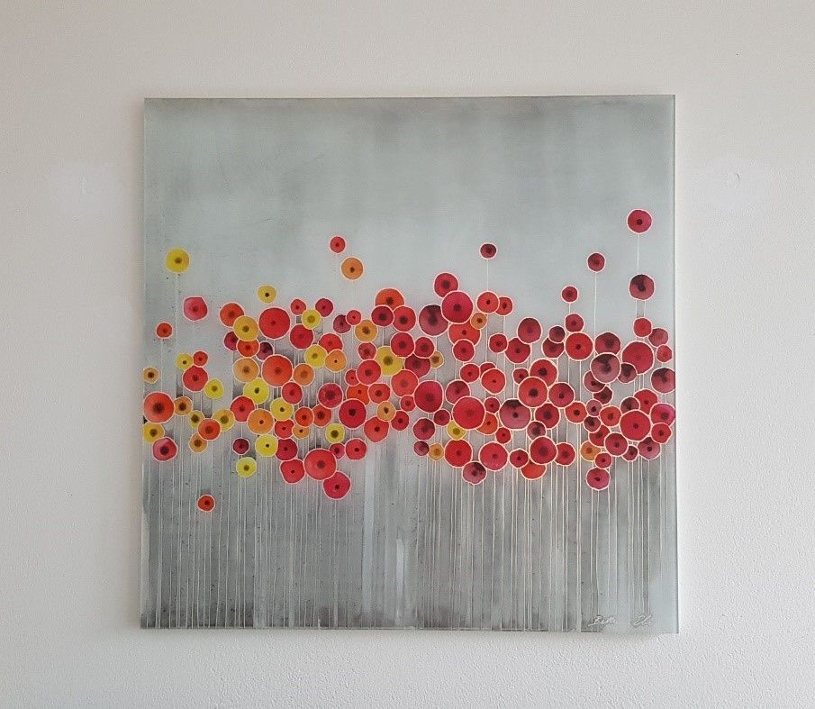 Handgefertigtes Bild aus Glas 