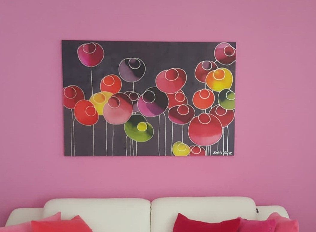 Handgefertigtes Bild aus Glas 