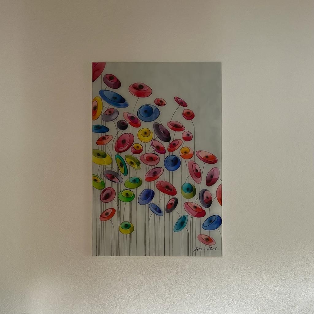 Handgefertigtes Bild aus Glas 
