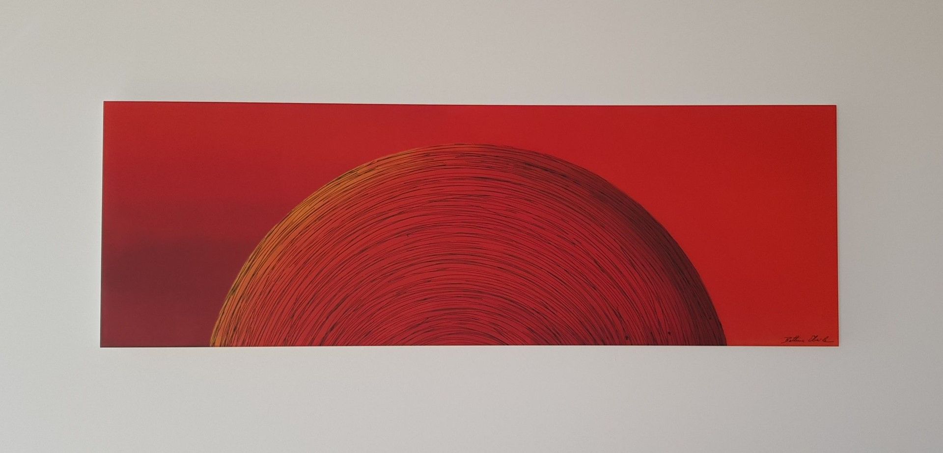 Handgefertigtes Bild aus Glas 