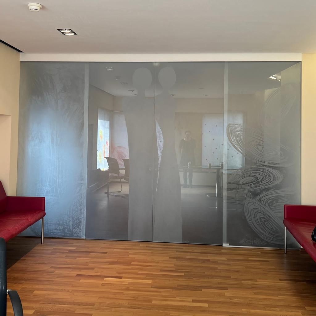 Glaswand Trauzimmer Frauenfeld, Bettina Eberle Die Glasmanufaktur