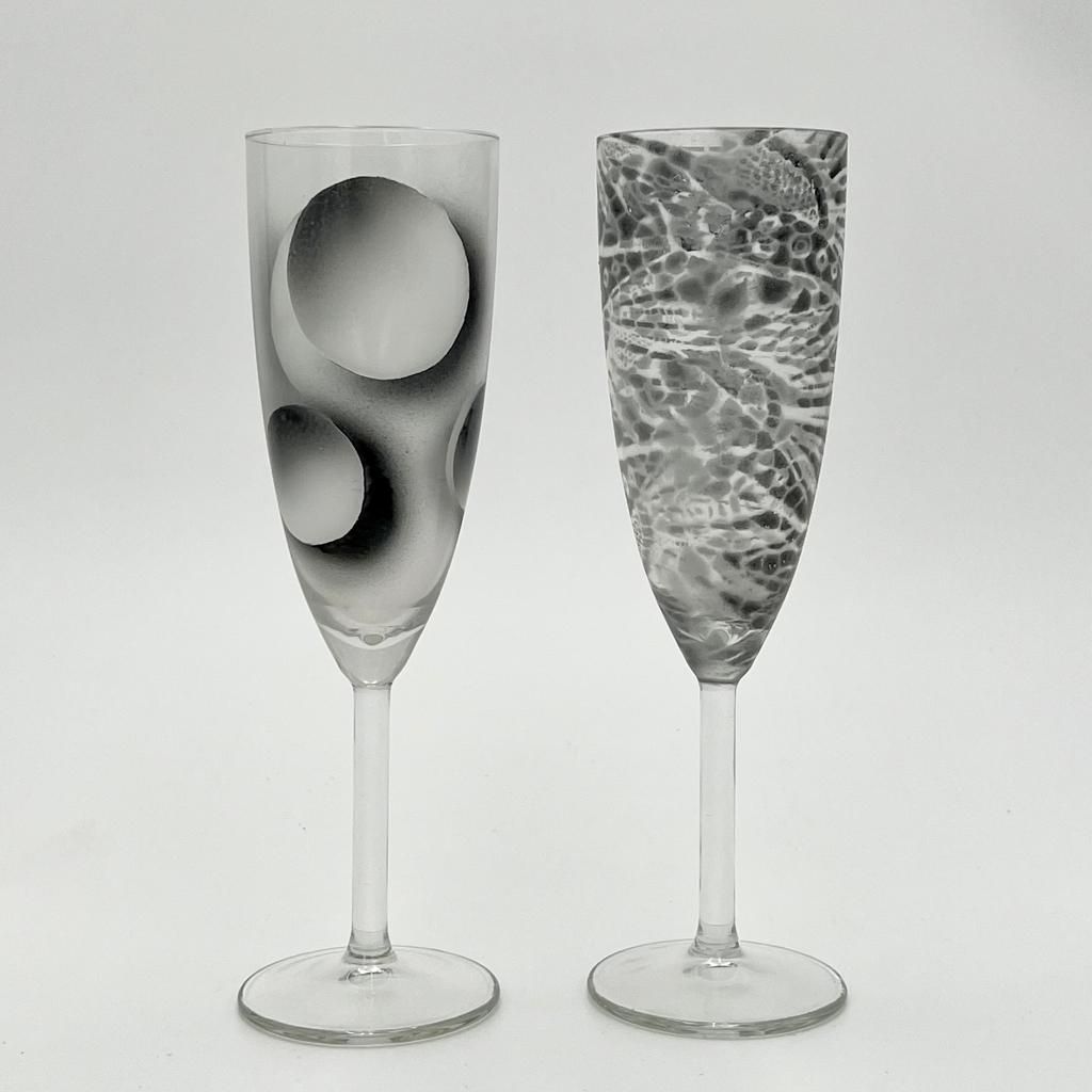 Glaskunstwerk Zwischenarbeiten