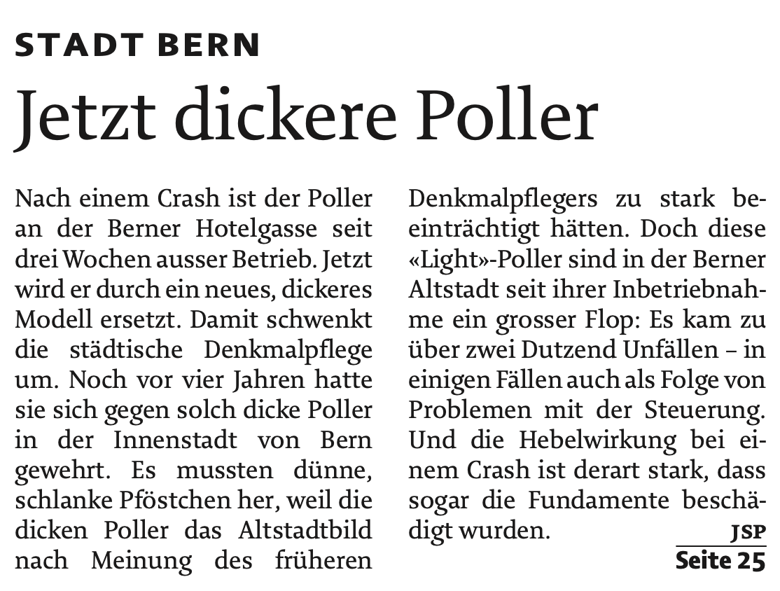 Zeitungsartikel