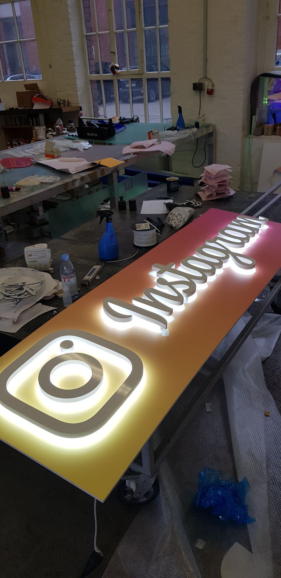 Instagram Neon-Schild