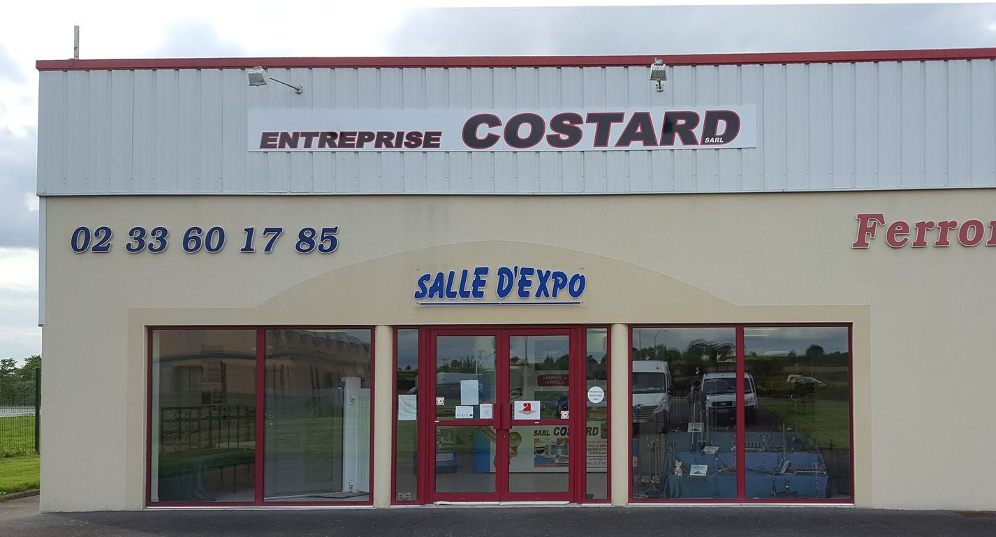 Entrée du showroom de l'entreprise