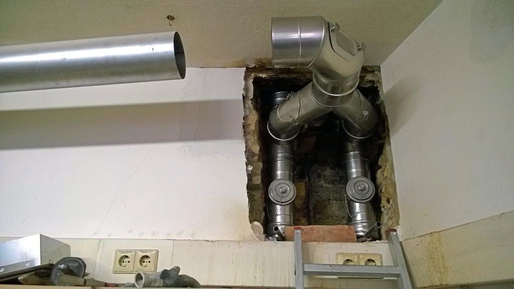 Einbau eines Hosenstücks