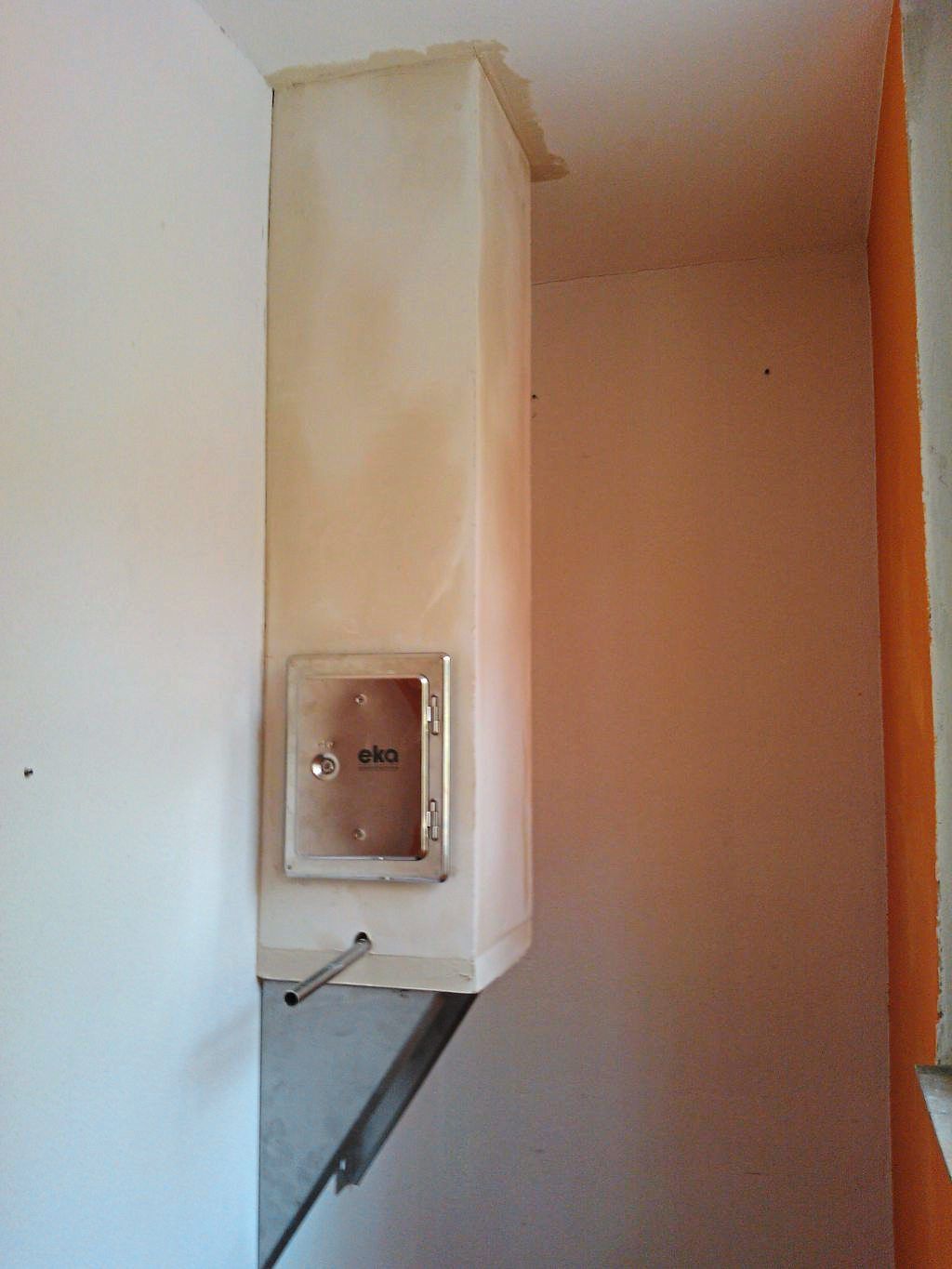 Schachtsystem zugemauert