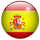 Una bandera española con un escudo de armas.