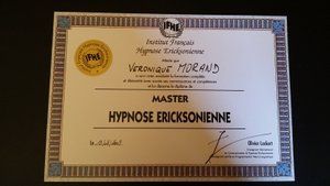 Diplôme hypnose Ericksonienne
