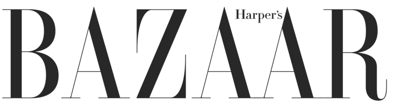 Logotipo de Harper's Bazaar en blanco y negro.