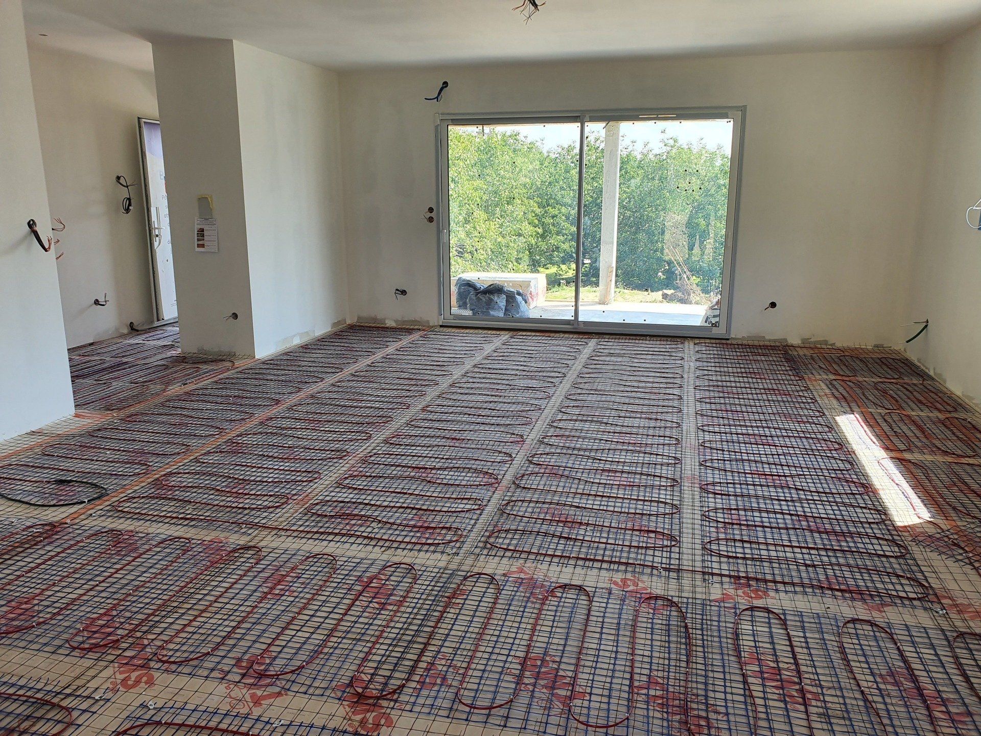 Installation plancher chauffant