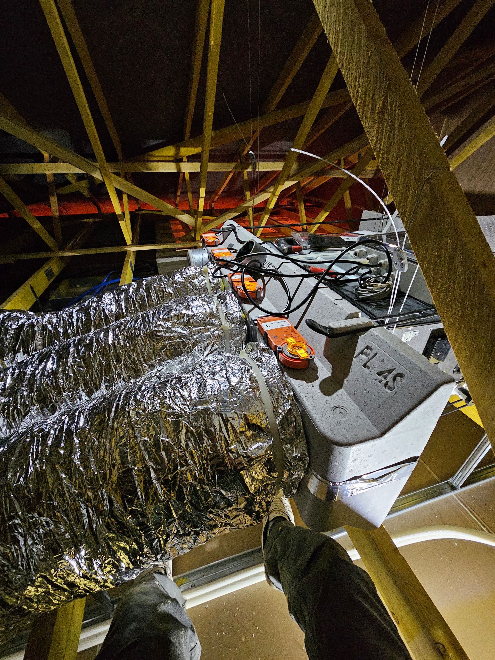 Pose système climatisation