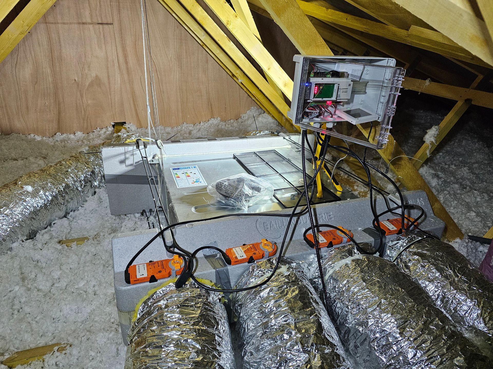 Installation système climatisation réversible